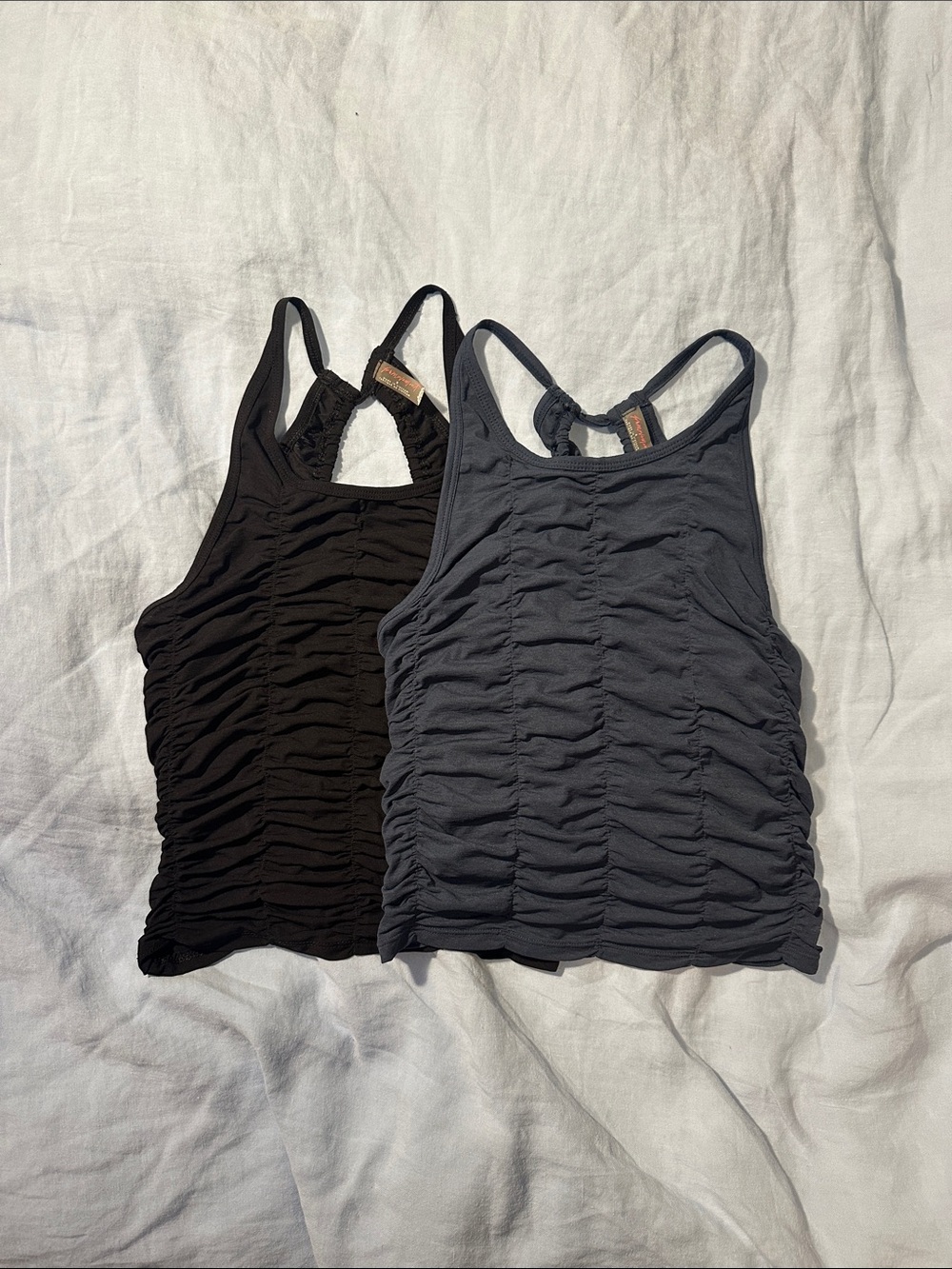 Free people movement light weight backless tank top